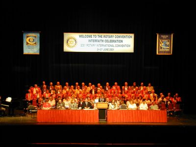 Inter Faith Service was held on the Opening Day of the Convention - June 24, 2001