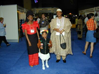 African Rotarians were dressed to impress!