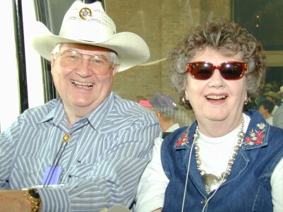 Posse Pin and Hat were a popular combination