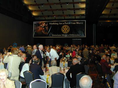 Polio Plus Luncheon was held to inform the world of its status